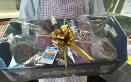 Cesto regalo salumi